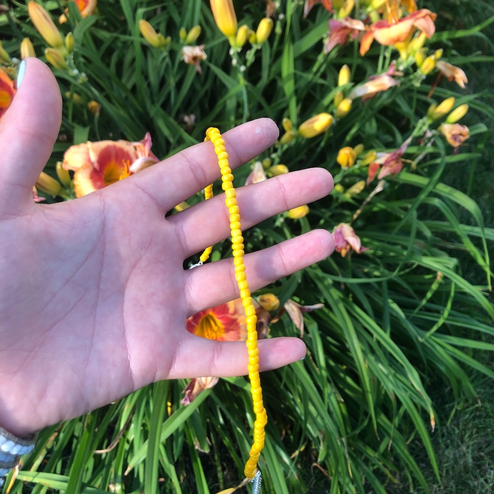 Yellow Fun in The Sun Choker! **handmade**